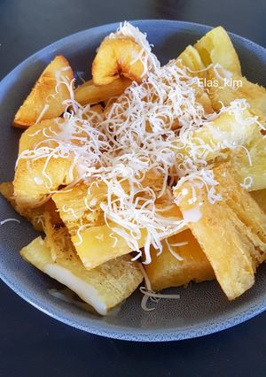Foto resep Singkong goreng keju