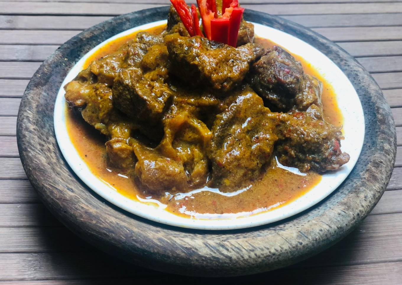 Rendang Daging Sapi Empuk Berkuah
