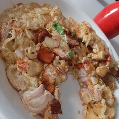 A picture of Noodles frittata.