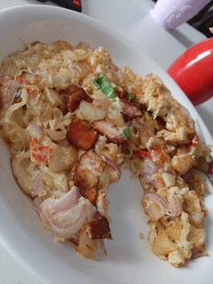 A picture of Noodles frittata.