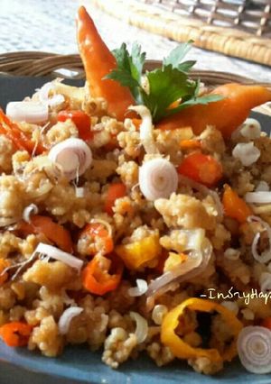 Foto resep Sambal Tumis Oncom Sereh Lada