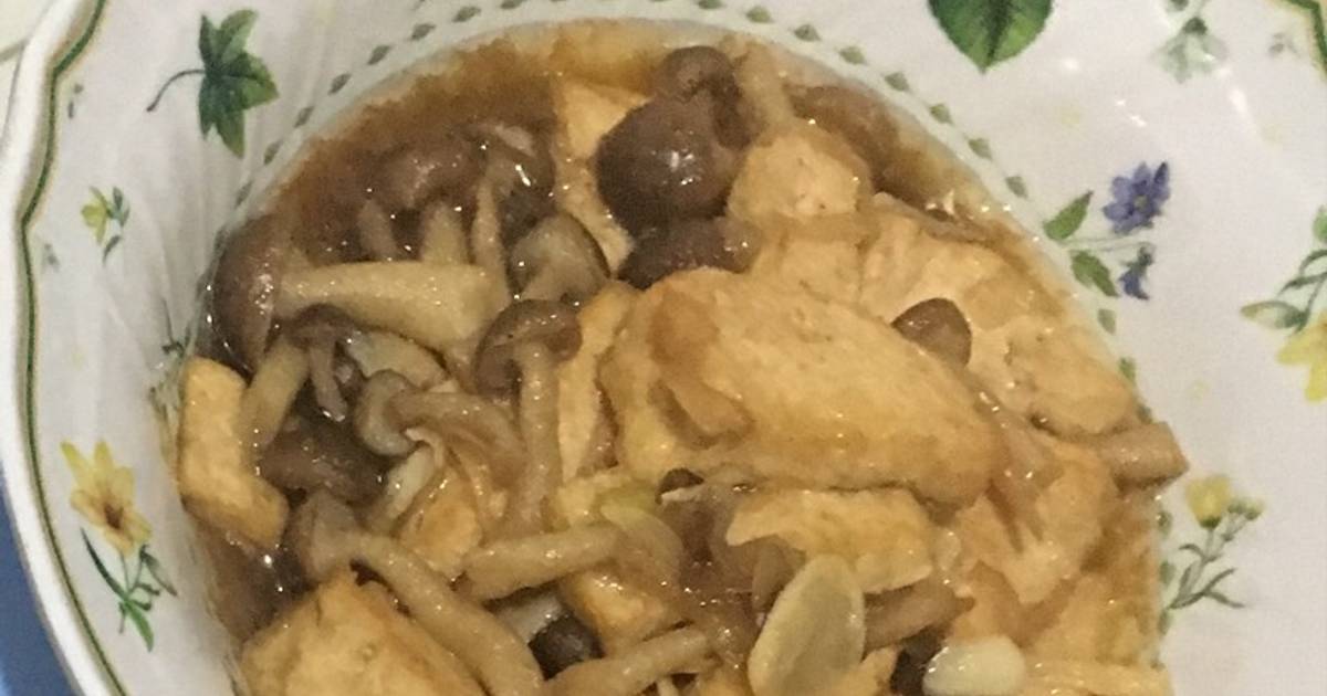 Resep Tumis Jamur Shimeji & Tahu oleh Ilona Gracia Cookpad