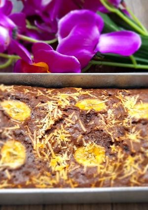 Foto resep Brownies pisang panggang takaran sendok