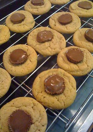 A picture of BRANDYS P3ANUT BuTTER CO0KIES*.
