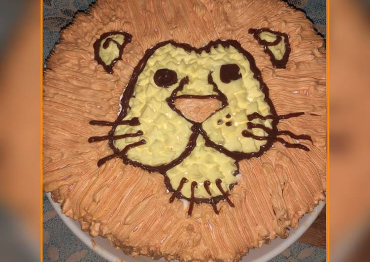 Recipe of Perfect The Lion Cake 🦁