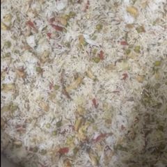 A picture of Chinese fried rice.