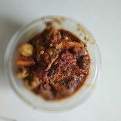 A picture of Pointed  gourd potato curry.