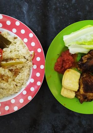 Foto resep Nasi liwet rice cooker dan ayam bakar teflon mantapp