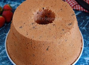Foto resep Strawberry Oreo Chiffon Cake (#pr_anekachiffon)