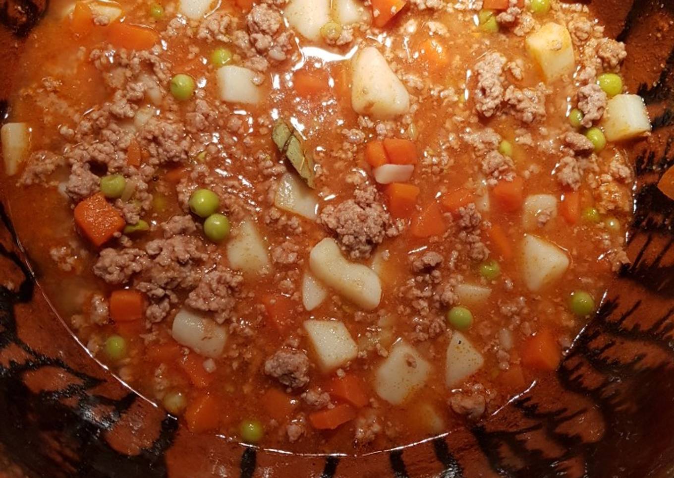 Picadillo de res. 😊