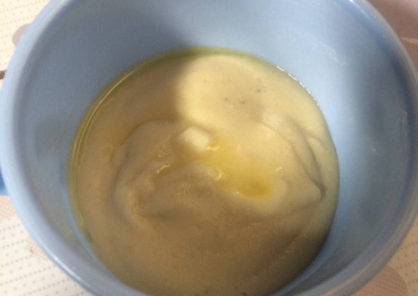 Mashed potato egg