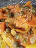 Cintas de zanahoria y calabacín amarillo...😜🥒🥕🍝🍜🥗🥙
