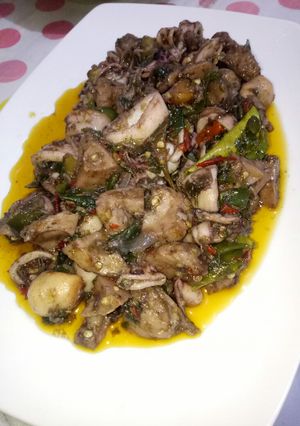 Foto resep Cumi cabe ijo