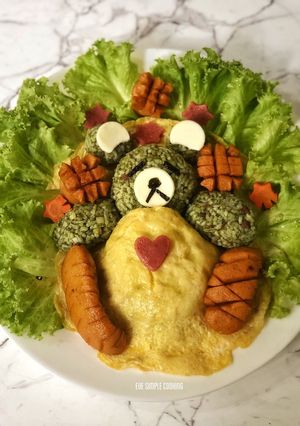 Foto resep Nasi Goreng Hijau (Beruang Bobo)