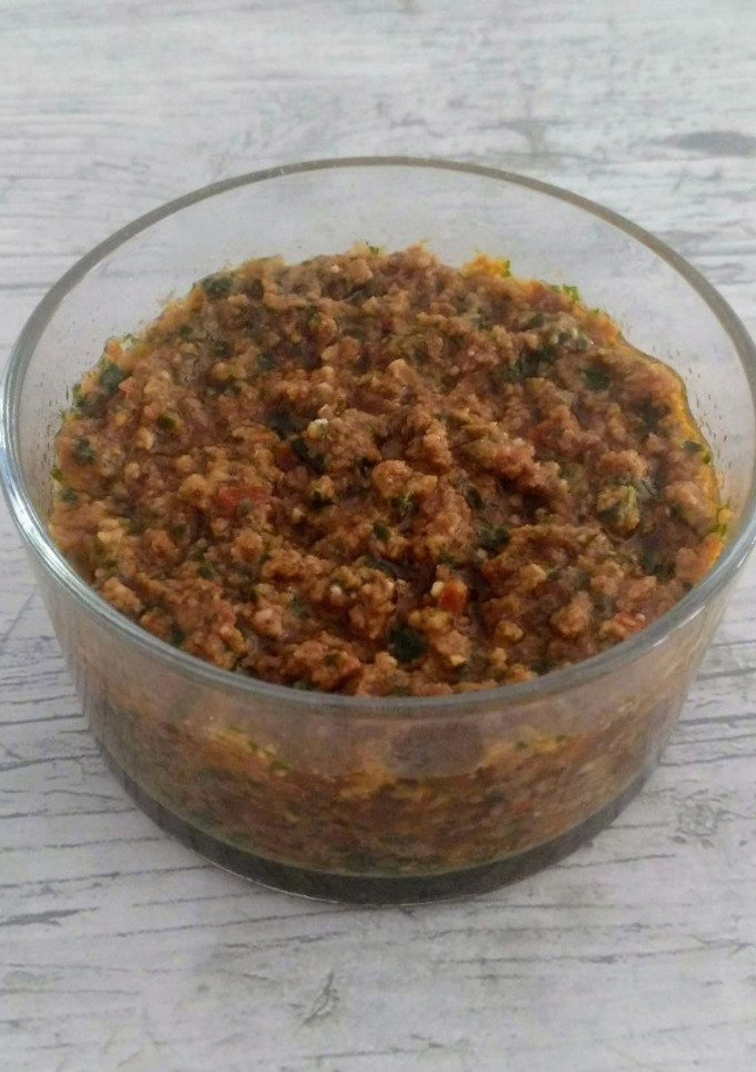 Una foto de Pesto rosso