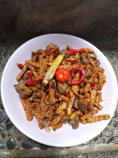 Foto resep Sambel goreng ati, ampela, tempe