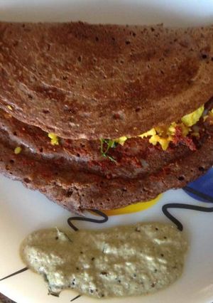 A picture of Ragi Mysore Masala Dosa.