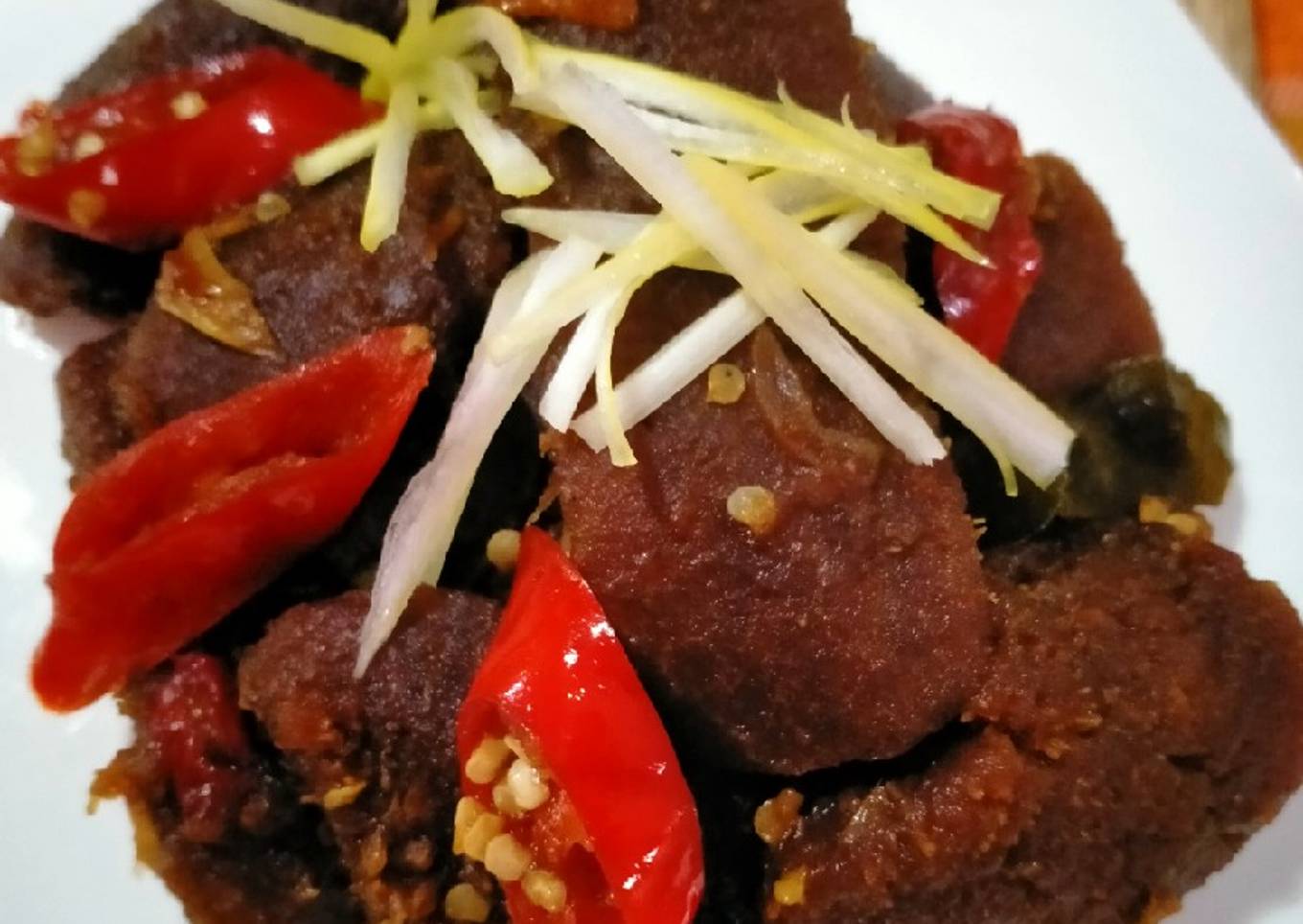 Kikil Vegan Kecap Pedas
