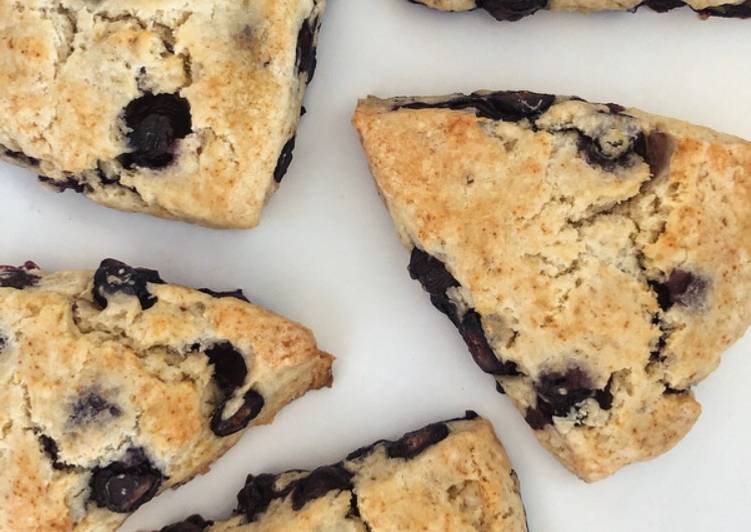 Steps to Prepare Super Quick Homemade Blueberry Scones