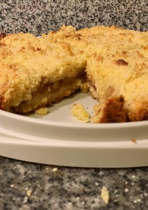 Una foto de Torta de manzana 🍎 🍏