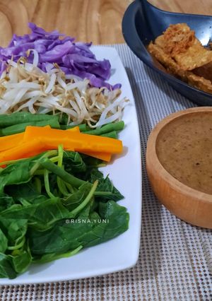 Foto resep Gado-gado warna warni