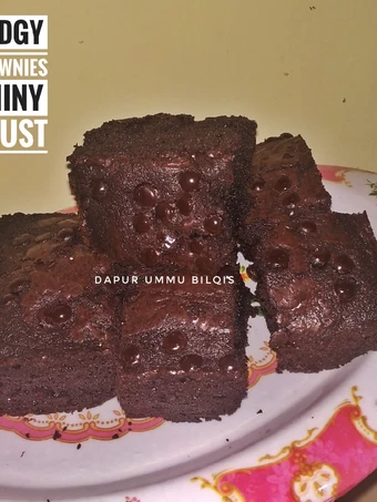 Cara Mudah Membikin Resep Fudgy Brownies Shiny Crust yang Bisa Manjain Lidah Anti Ribet, Sempurna
