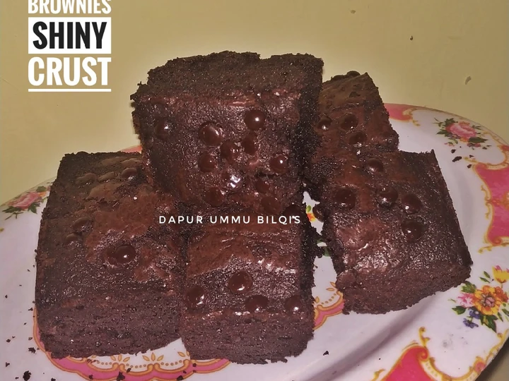 Cara Mudah Membikin Resep Fudgy Brownies Shiny Crust yang Bisa Manjain Lidah Anti Ribet, Sempurna