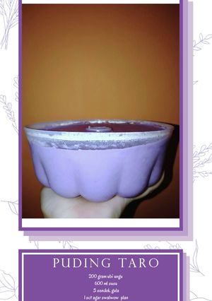 Foto resep Puding Taro (Ubi Ungu)