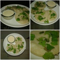 A picture of Juvar idli.