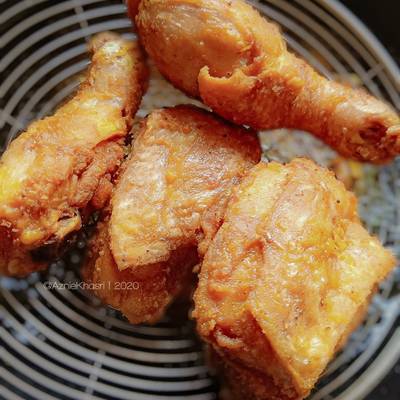 Ayam Goreng Tepung Gandum  Resepi Ayam Goreng Guna Tepung Gandum