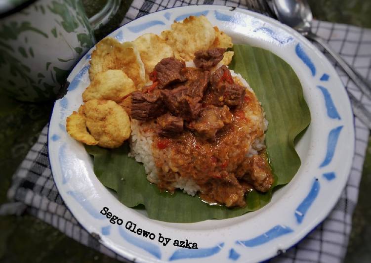 Sego Glewo / Nasi Glewo khas Semarang