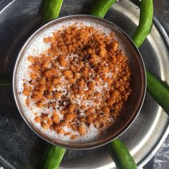 A picture of Boondi raita.