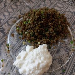 A picture of Hara lehsan (Memoni Recipe).