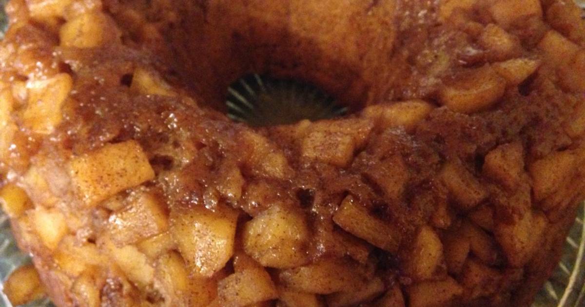 Upside Down Apple Spice Cake Recipe By Bella Cookpad