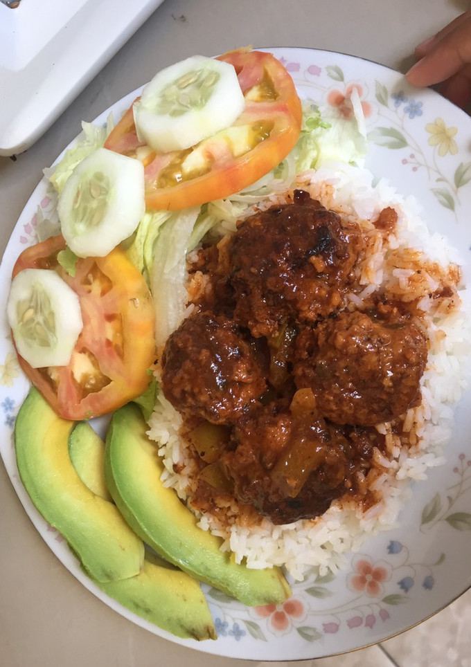 Una foto de Albóndigas de carne molida