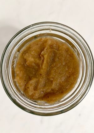 Una foto de Puré de Manzana con Guatila y Dátiles