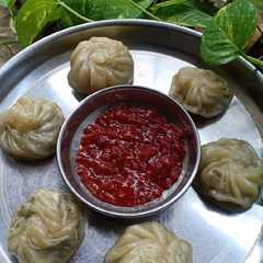 A picture of चिकन मोमोज (chicken momos recipe in marathi).