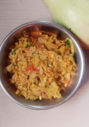 মাছের মাথা দিয়ে লাউ ঘন্ট(Macher matha diye lau ghanto recipe in Bengali) রেসিপির প্রধান ছবি