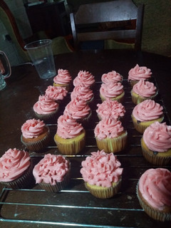 Una foto de Cupcake de amor para mis princesas