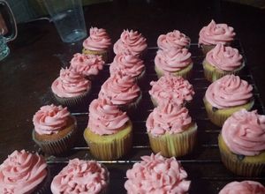 Una foto de Cupcake de amor para mis princesas
