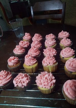 Una foto de Cupcake de amor para mis princesas