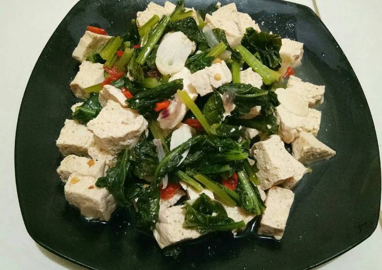 Tumis Sawi Tahu Putih