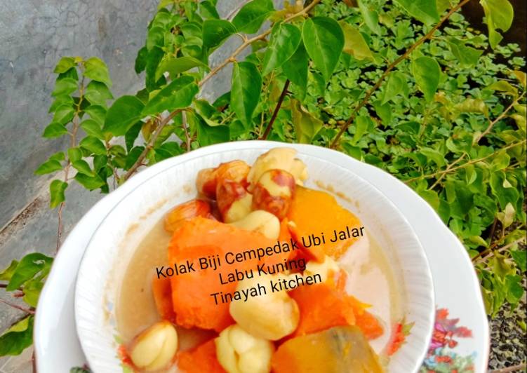 Kolak biji cempedak Ubi Jalar Labu Kuning