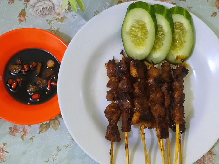  Cara mudah buat Sate Sapi Simpel dijamin lezat