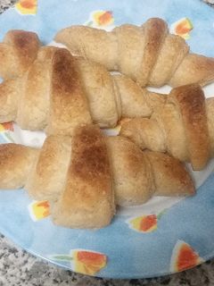 Una foto de Cruasanes de hojaldre caseros Sin Gluten