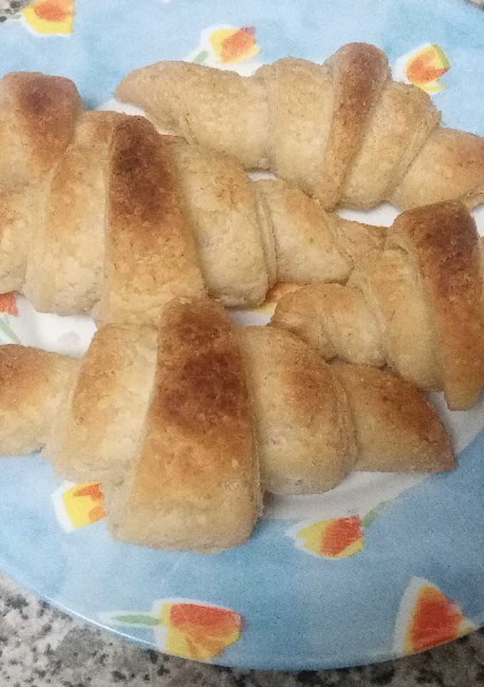 Una foto de Cruasanes de hojaldre caseros Sin Gluten