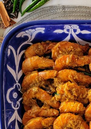 A picture of Shrimp Malai Curry.