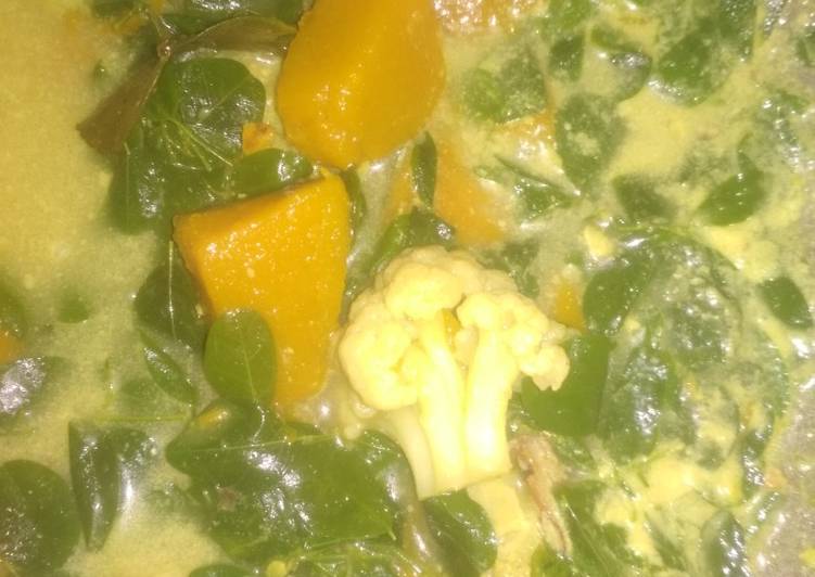 Langkah Mudah untuk memasak Gulai sayuran yang Menggugah Selera