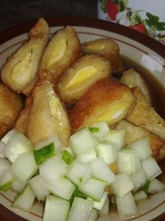 Foto resep 23. Pempek dos isi telur (Tanpa ikan)