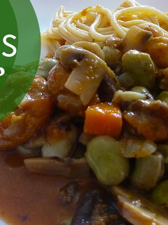 Foto de Favas Com chouriço (versão vegan)